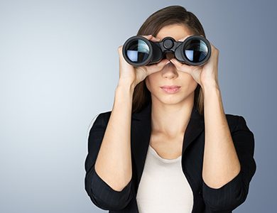 Binoculars Searching Surveillance Business The Future People Futuristic