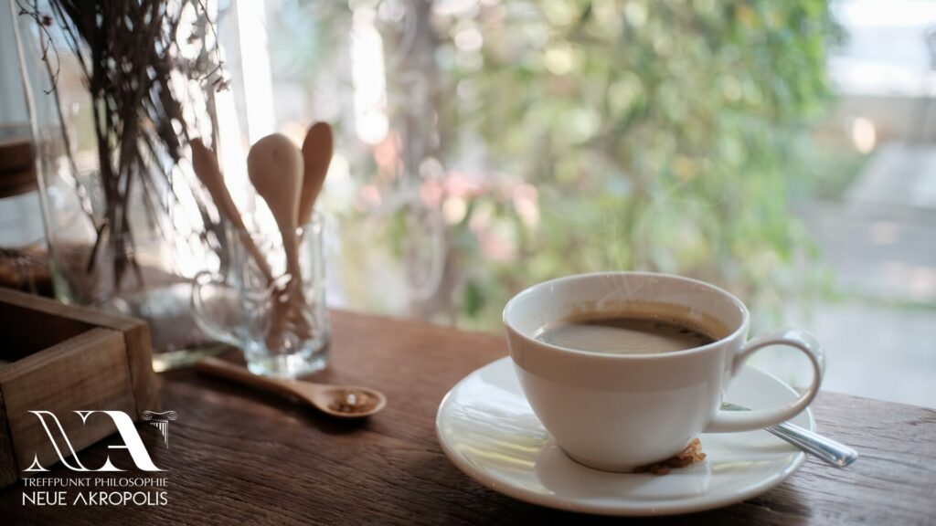 Philosophie im Café – Tische voll Weisheit
